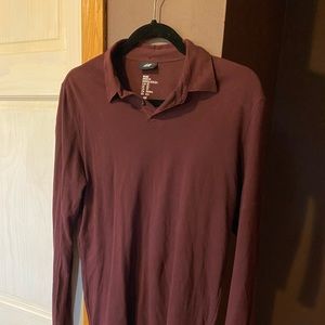 H&M long sleeve polo